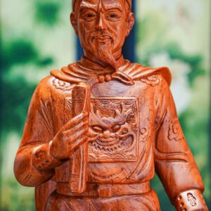 Trần quốc tuấn gỗ hương 80