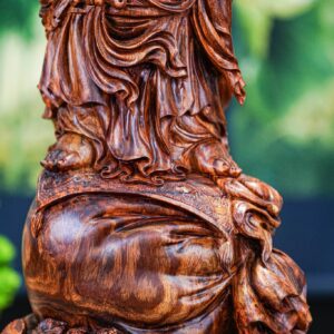 Di lặc đứng bao tiền gỗ sưa