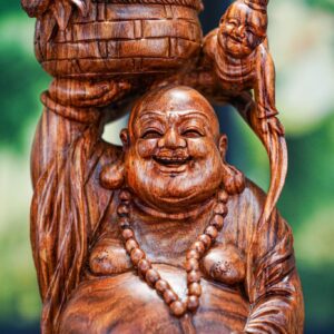 Di lặc đứng bao tiền gỗ sưa