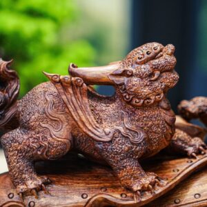 Tam nghê gỗ sưa