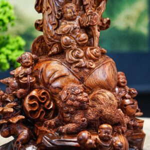 Di lạc đứng gỗ sưa