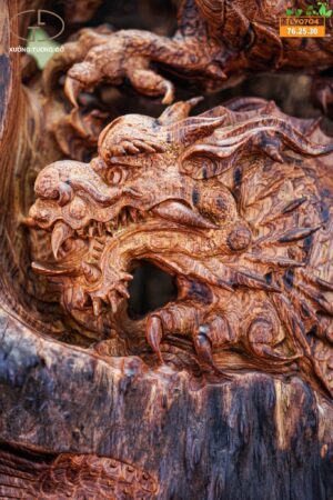 Cá chép hoá rồng lũa cẩm