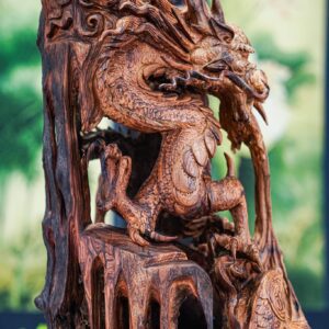 Cá chép hoá rồng lũa cẩm