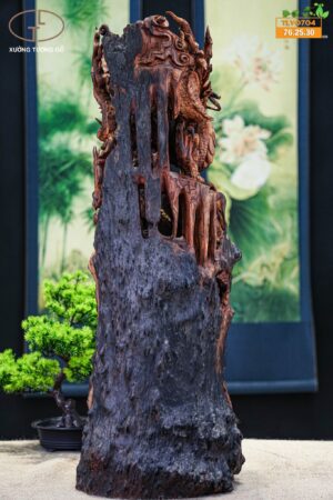 Cá chép hoá rồng lũa cẩm