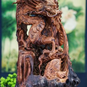 Cá chép hoá rồng lũa cẩm
