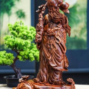 Ông thọ đứng gỗ sưa