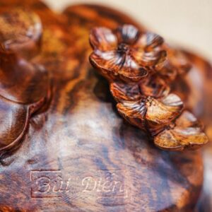 Ông thọ đứng gỗ sưa