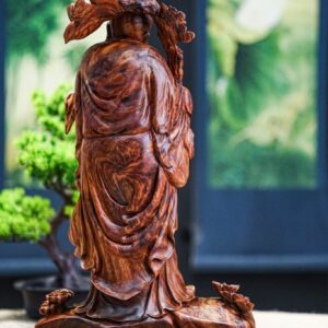 Ông thọ đứng gỗ sưa