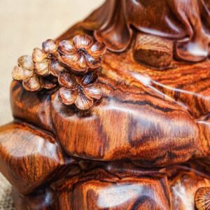 Ông thọ đứng gỗ sưa