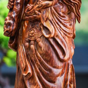 Ông thọ đứng gỗ sưa