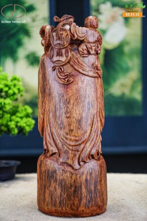 Di lặc chúc phúc gỗ sưa