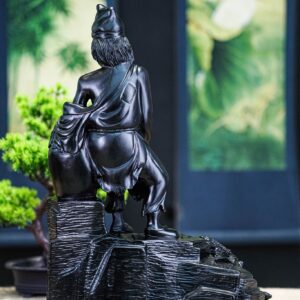 Tế công dáng đứng Gỗ mun