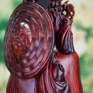 Đạt ma gỗ trắc đỏ đen