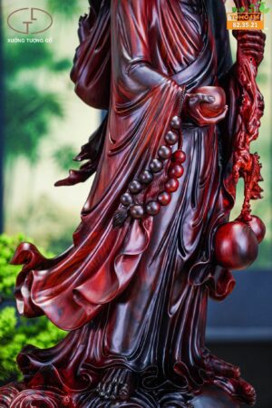 Đạt ma gỗ trắc đỏ đen