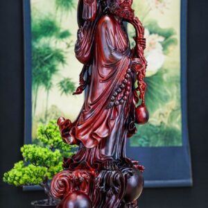 Đạt ma gỗ trắc đỏ đen