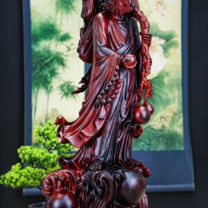 Đạt ma gỗ trắc đỏ đen