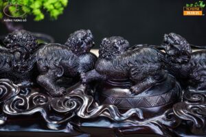 Cửu nghê gỗ tử đàn tím