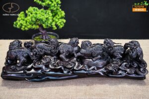 Cửu nghê gỗ tử đàn tím