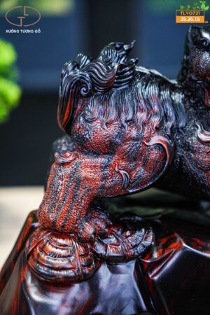 Nghê gỗ trắc