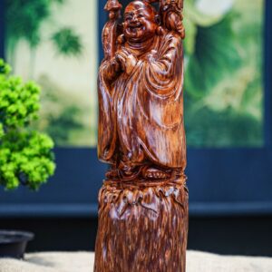 Di lặc chúc phúc gỗ nu sưa