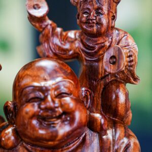 Di lặc chúc phúc gỗ nu sưa
