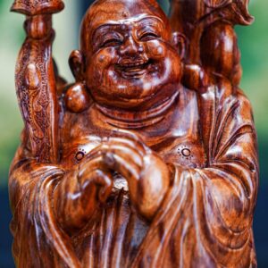 Di lặc chúc phúc gỗ nu sưa
