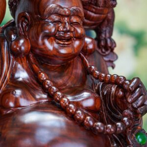 Di lạc đứng long quy gỗ tử đàn đỏ