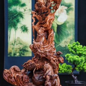 Đạt ma múa võ gỗ sưa