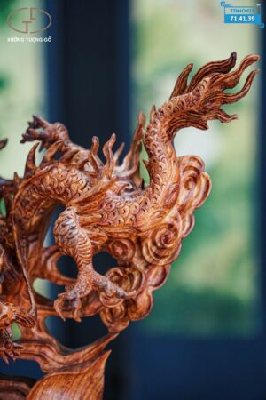 Đạt ma múa võ gỗ sưa