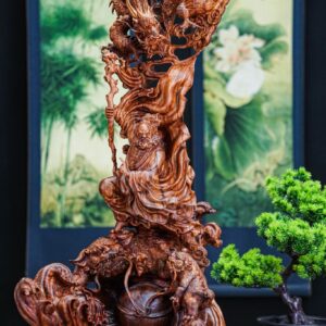 Đạt ma múa võ gỗ sưa