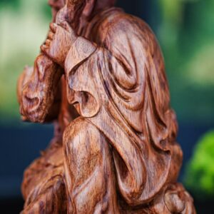 Ông thọ ngồi gỗ sưa