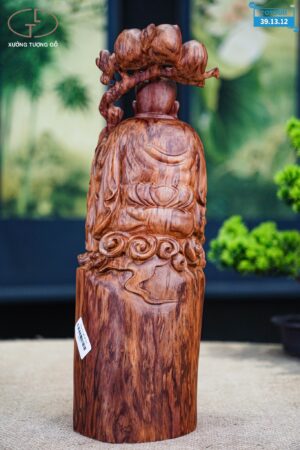 Ông thọ ngồi gỗ sưa