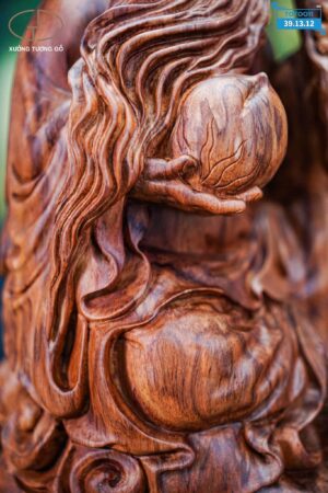 Ông thọ ngồi gỗ sưa