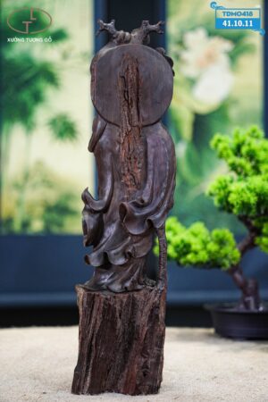 Đạt ma gỗ trắc đen