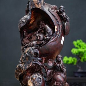 Di lạc ngồi gỗ nu trắc