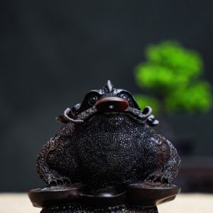 Thiềm thừ mini gỗ trắc