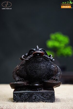 Thiềm thừ mini gỗ trắc