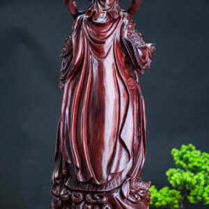 Quan công chống đao gỗ tử đàn