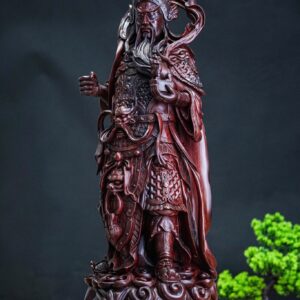 Quan công chống đao gỗ tử đàn