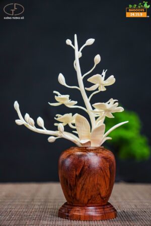 Bình hoa gỗ mini