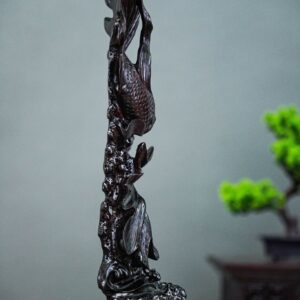 Song ngư vượt sóng gỗ trắc