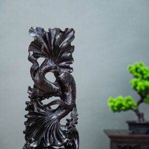 Song ngư vượt sóng gỗ trắc