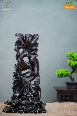 Song ngư vượt sóng gỗ trắc