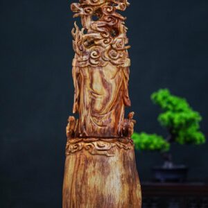 Di lặc long lân gỗ sưa