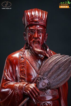 Khổng minh 80 tử đàn đỏ