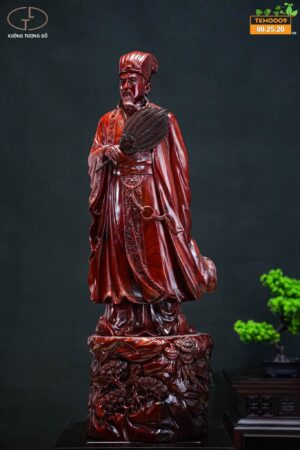 Khổng minh 80 tử đàn đỏ