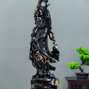 đạt ma khất thực gỗ mun