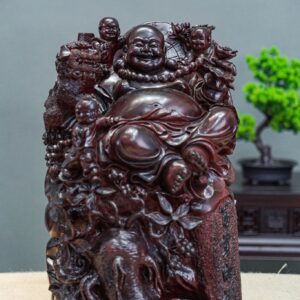 Di lặc tam phúc tử đàn đỏ