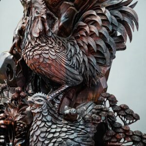 Gia đình gà gỗ trắc