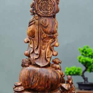 di lặc tam phúc gỗ sưa